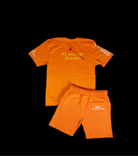 Load image into Gallery viewer, Mens eat 2 survive Short Set (Suede Lettering) - Dons Custom Apparel