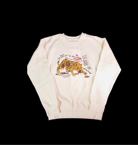 Mens Eat 2 Survive Crew neck sweater - Dons Custom Apparel