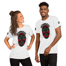 Load image into Gallery viewer, Jordan 4 Do The Right Thing Tribal Inspired Short-Sleeve Unisex T-Shirt by Don&#39;s Custom Apparel - Dons Custom Apparel