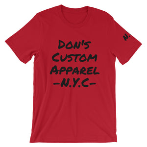 DCA N.Y.C Unisex Short Sleeve T-Shirt - Dons Custom Apparel