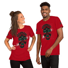 Load image into Gallery viewer, Jordan 4 Do The Right Thing Tribal Inspired Short-Sleeve Unisex T-Shirt by Don&#39;s Custom Apparel - Dons Custom Apparel