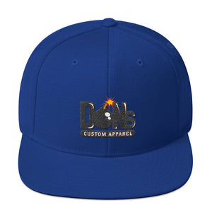 DCA Lit Bomb Snapback Hat by Don's Custom Apparel - Dons Custom Apparel