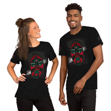 Load image into Gallery viewer, Jordan 4 Do The Right Thing Tribal Inspired Short-Sleeve Unisex T-Shirt by Don&#39;s Custom Apparel - Dons Custom Apparel