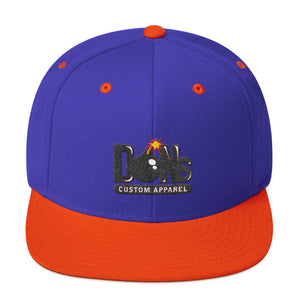 DCA Lit Bomb Snapback Hat by Don's Custom Apparel - Dons Custom Apparel