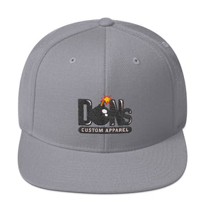 DCA Lit Bomb Snapback Hat by Don's Custom Apparel - Dons Custom Apparel