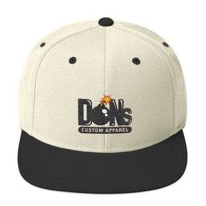 DCA Lit Bomb Snapback Hat by Don's Custom Apparel - Dons Custom Apparel