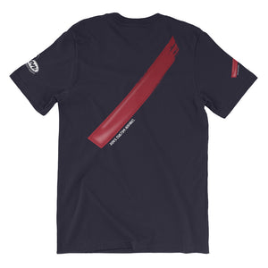 OG Defiant stripe Short-Sleeve Unisex T-Shirt by Don's Custom Apparel - Dons Custom Apparel