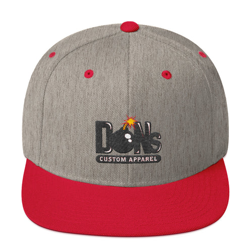 DCA Lit Bomb Snapback Hat by Don's Custom Apparel - Dons Custom Apparel